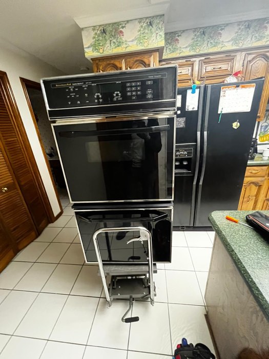 Built-in double oven diagnostic